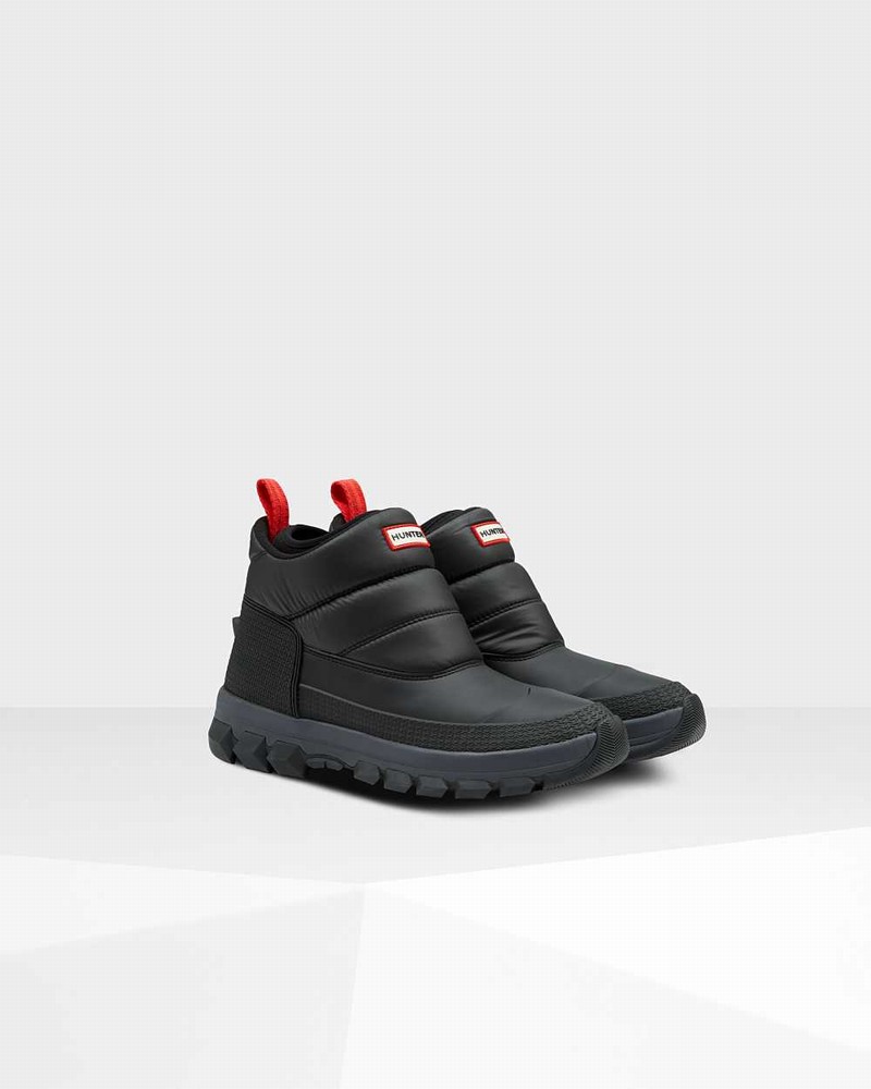 Botas de Neve Hunter Original Insulated Ankle Masculino Pretas | 2630193