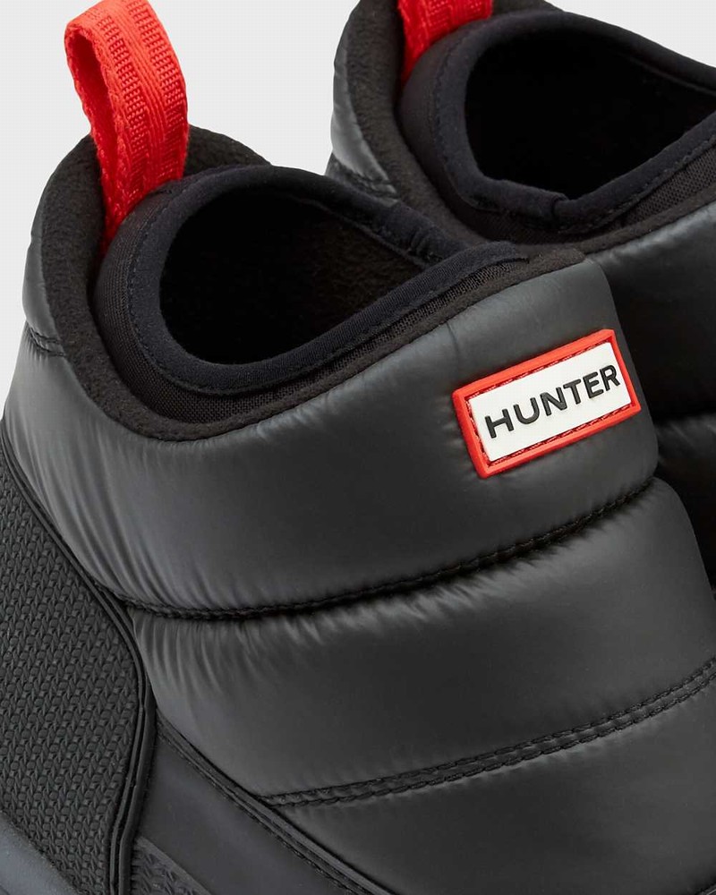 Botas de Neve Hunter Original Insulated Ankle Masculino Pretas | 2630193