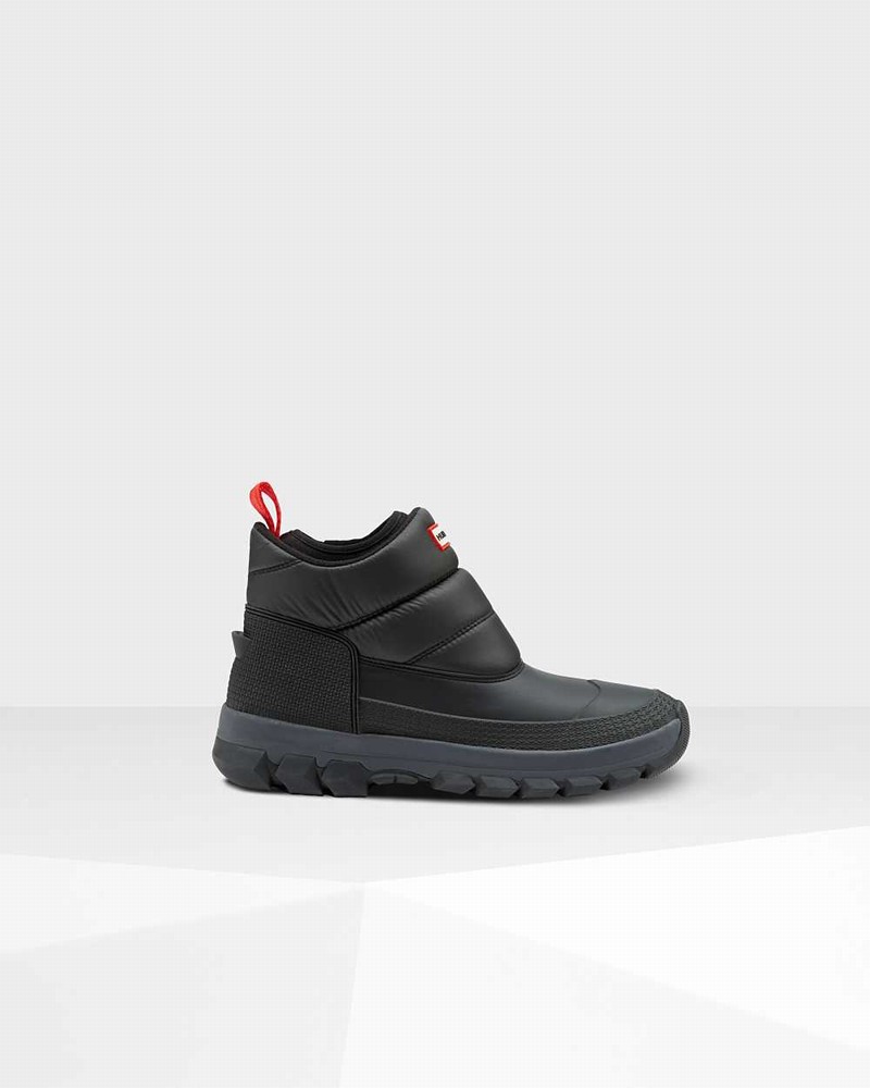 Botas de Neve Hunter Original Insulated Ankle Masculino Pretas | 2630193