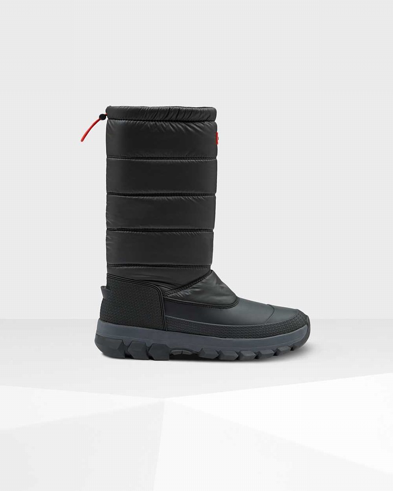 Botas de Neve Hunter Original Insulated Tall Masculino Pretas | 265279269