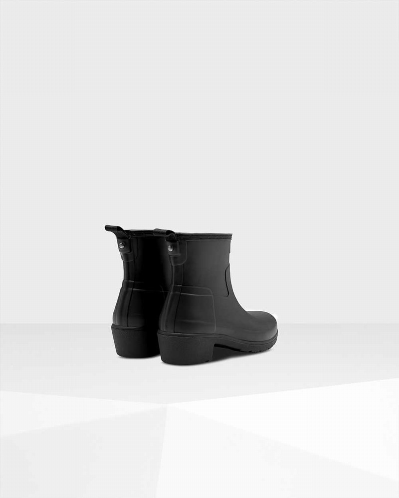 Botins Hunter Refined Slim Fit Low Heel Feminino Pretas | 747479351