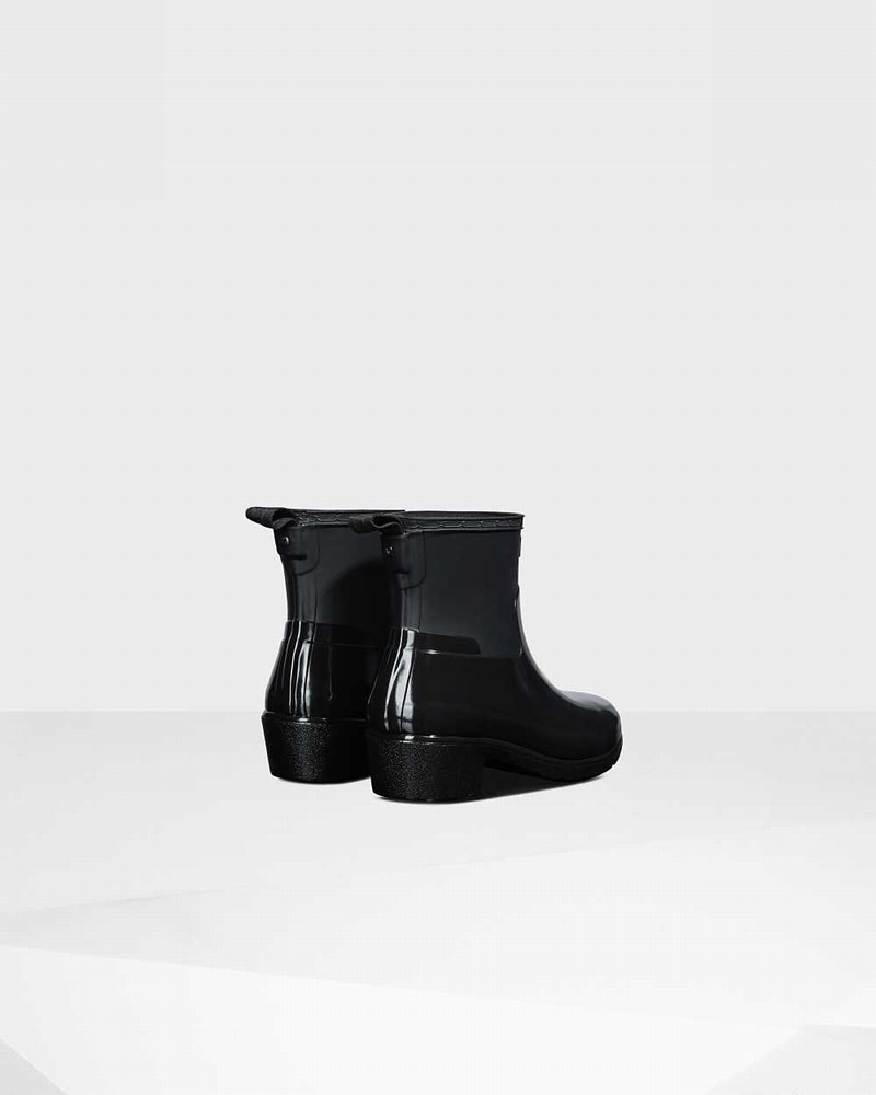Botins Hunter Refined Slim Fit Low Heel Duo Feminino Pretas | 272444230