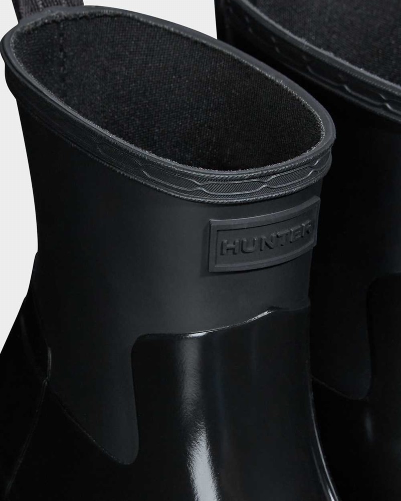 Botins Hunter Refined Slim Fit Low Heel Duo Feminino Pretas | 272444230