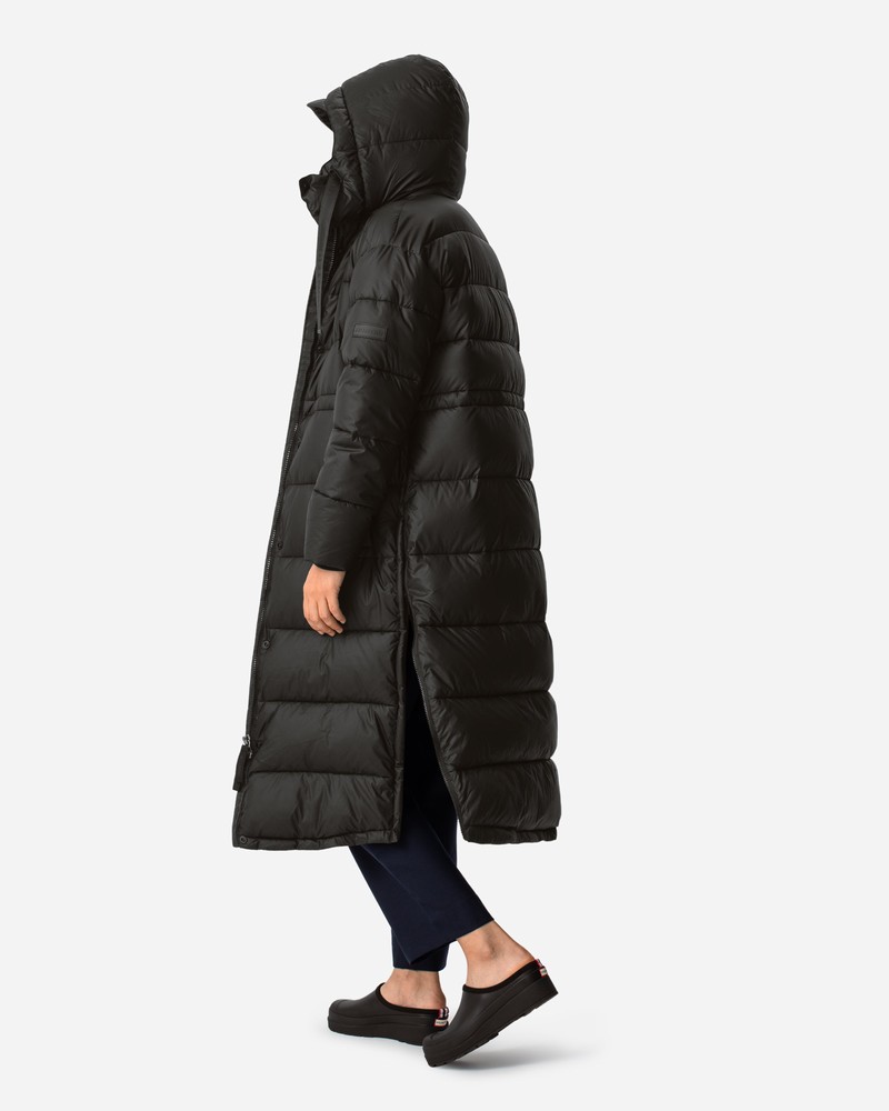 Casacos Hunter Intrepid Long Puffer Feminino Pretas | 449480578