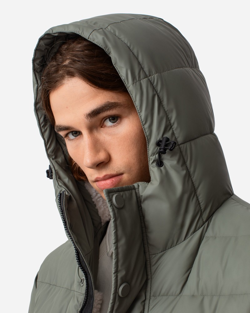 Casacos Hunter Intrepid Long Puffer Masculino Verdes | 352423213
