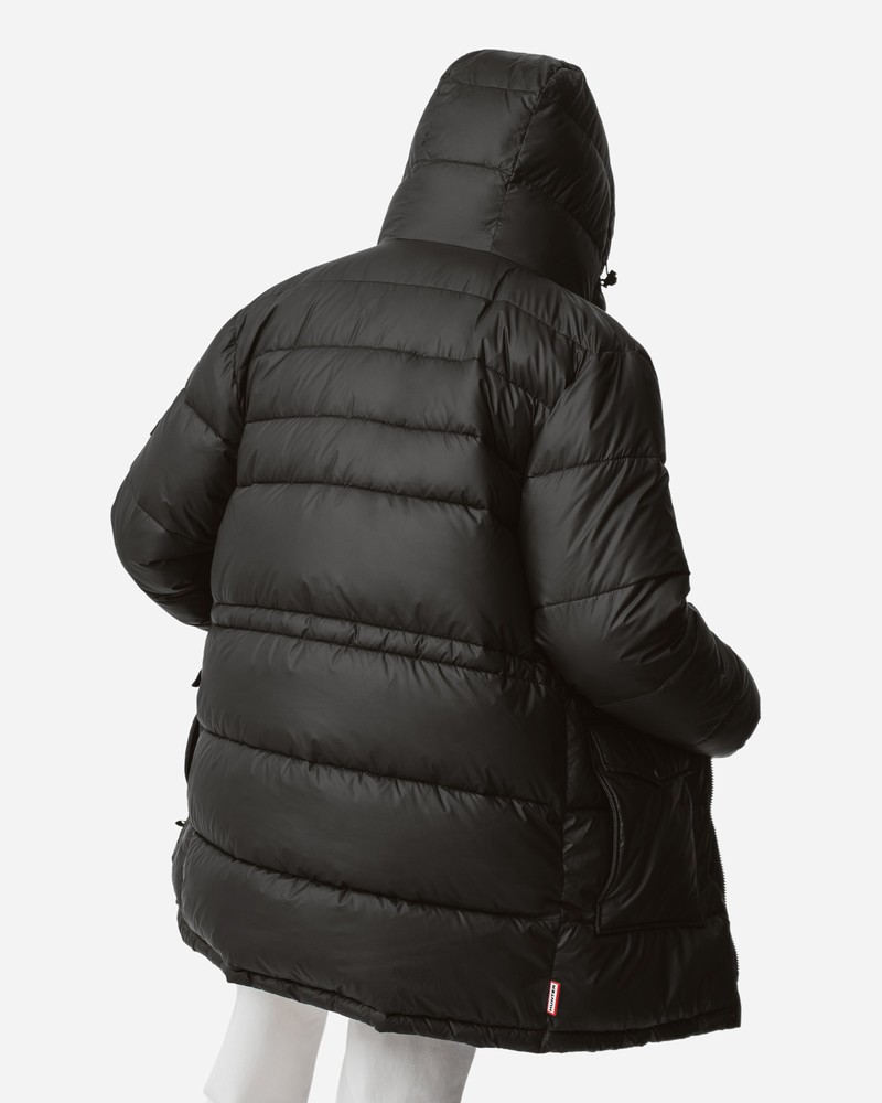 Casacos Hunter Intrepid Long Puffer Masculino Pretas | 182521005