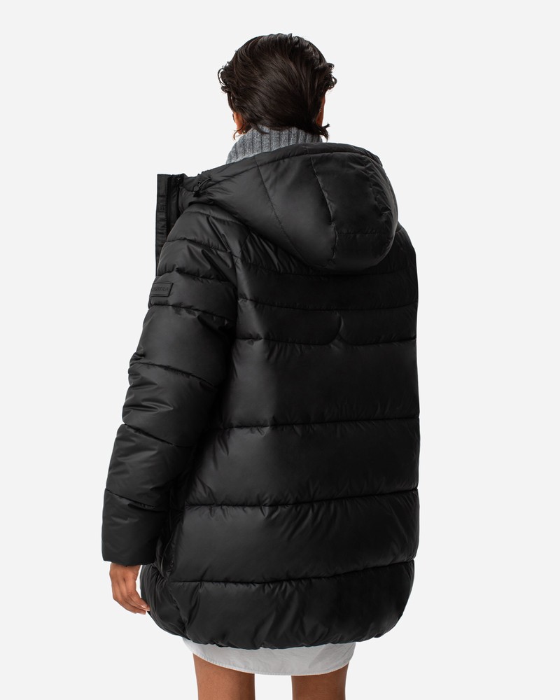Casacos Hunter Intrepid Mid Puffer Feminino Pretas | 532631797