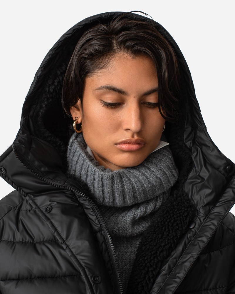 Casacos Hunter Intrepid Mid Puffer Feminino Pretas | 532631797