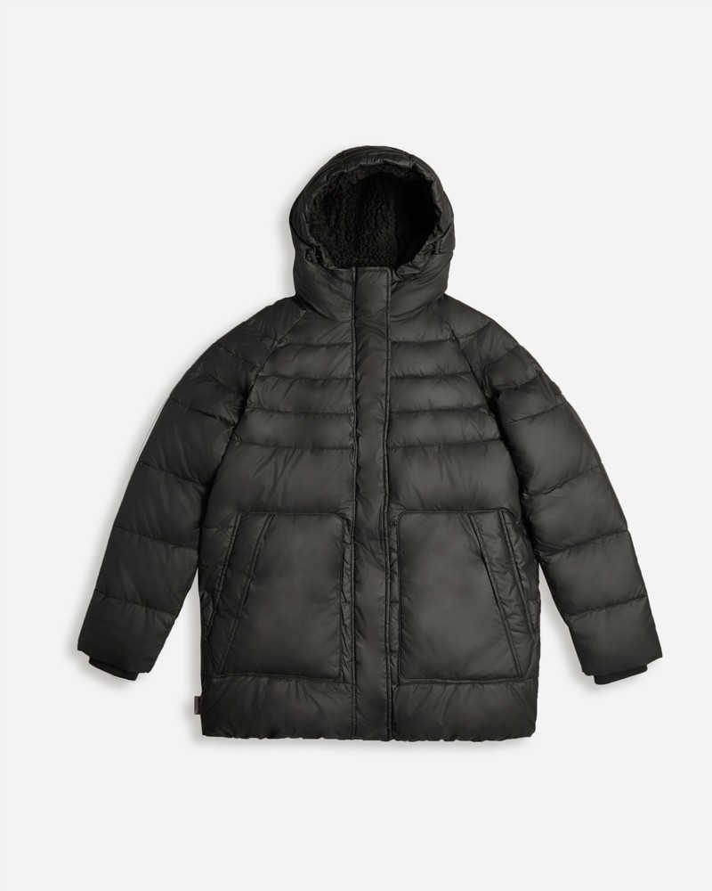 Casacos Hunter Intrepid Mid Puffer Feminino Pretas | 532631797