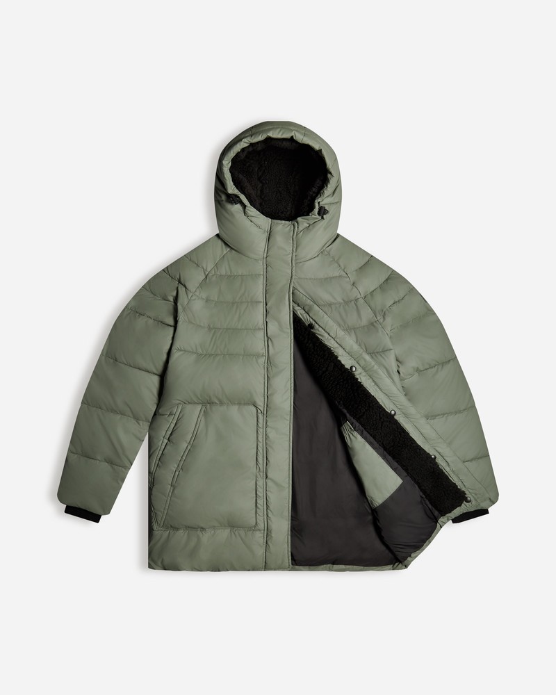 Casacos Hunter Intrepid Mid Puffer Feminino Verdes | 352630275