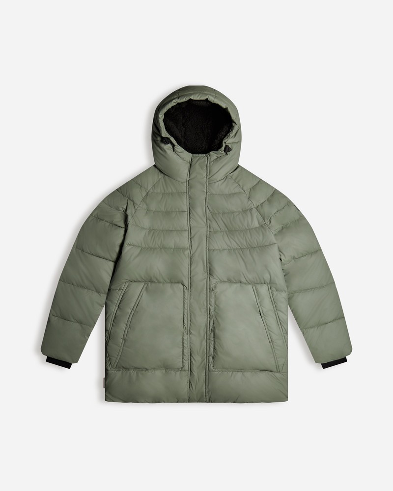 Casacos Hunter Intrepid Mid Puffer Feminino Verdes | 352630275
