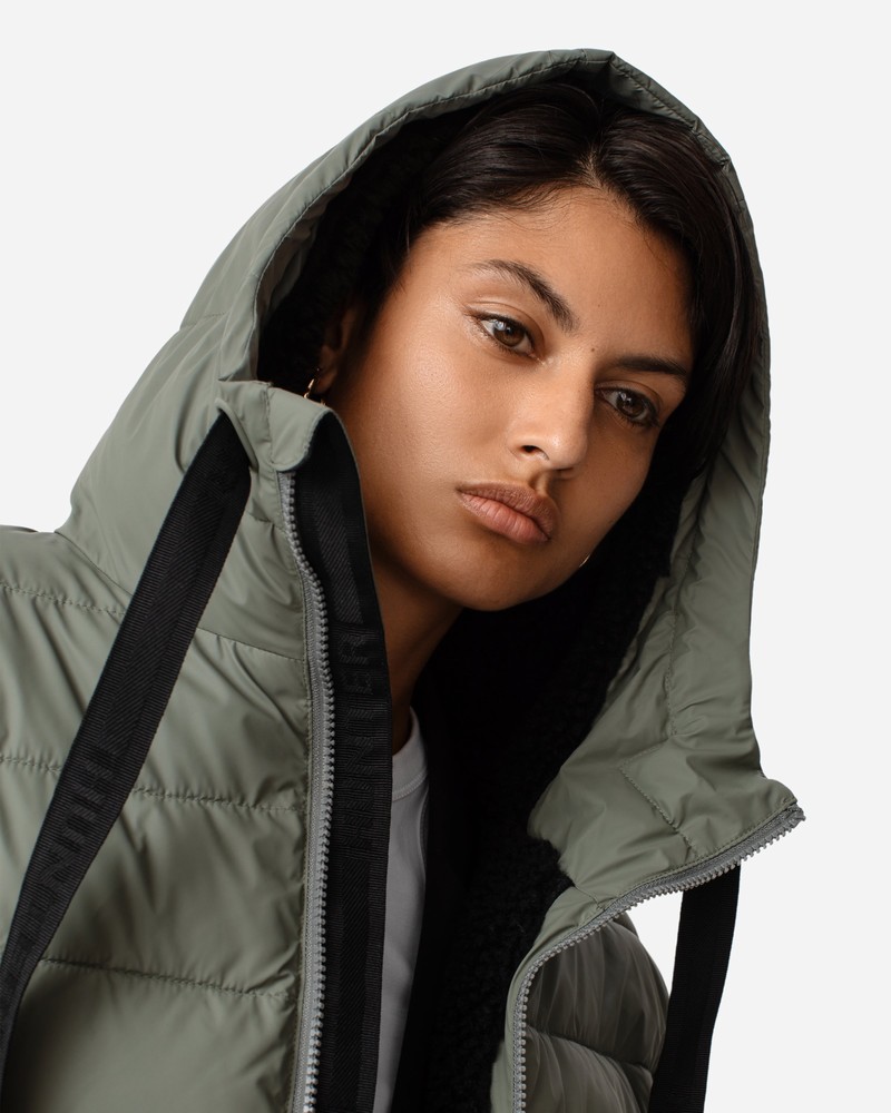 Casacos Hunter Intrepid Short Puffer Feminino Verdes | 394804317