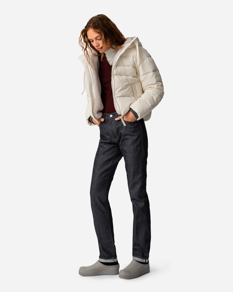 Casacos Hunter Intrepid Short Puffer Feminino Branco | 947293513