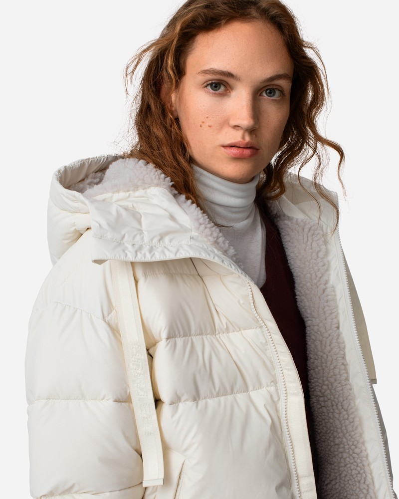 Casacos Hunter Intrepid Short Puffer Feminino Branco | 947293513