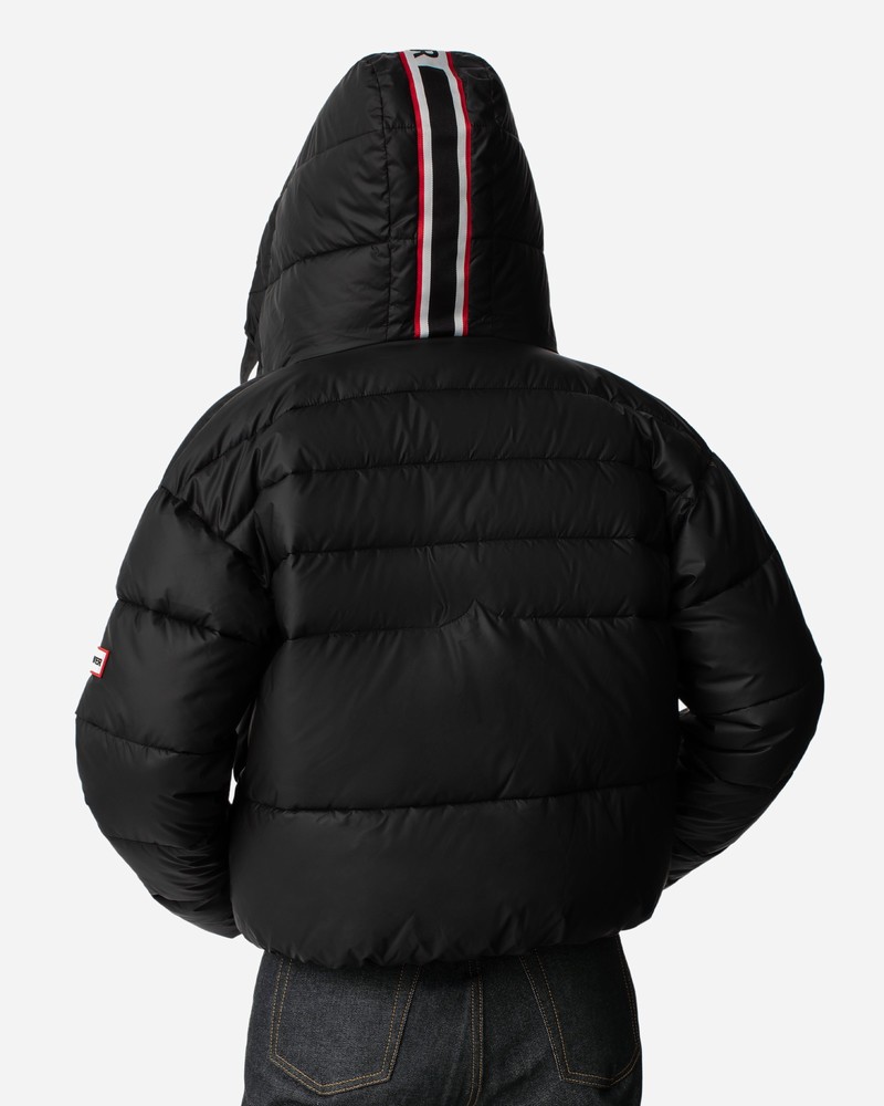 Casacos Hunter Intrepid Short Puffer Feminino Pretas | 703783031