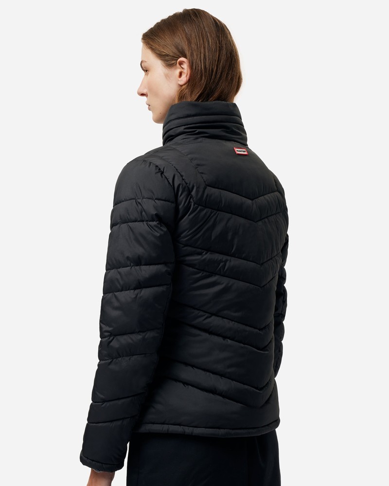 Casacos Hunter Travel Packable Puffer Feminino Pretas | 378604682