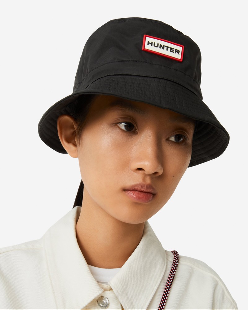 Chapéu De Balde Hunter Travel Nylon Feminino Pretas | 480279331