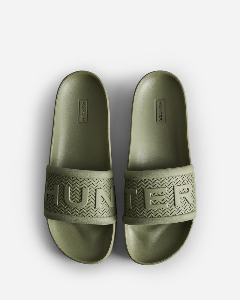 Chinelos Hunter BLOOM™ Masculino Verdes | 98975447