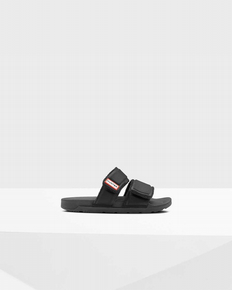 Chinelos Hunter Original Double Strap Feminino Pretas | 443719766