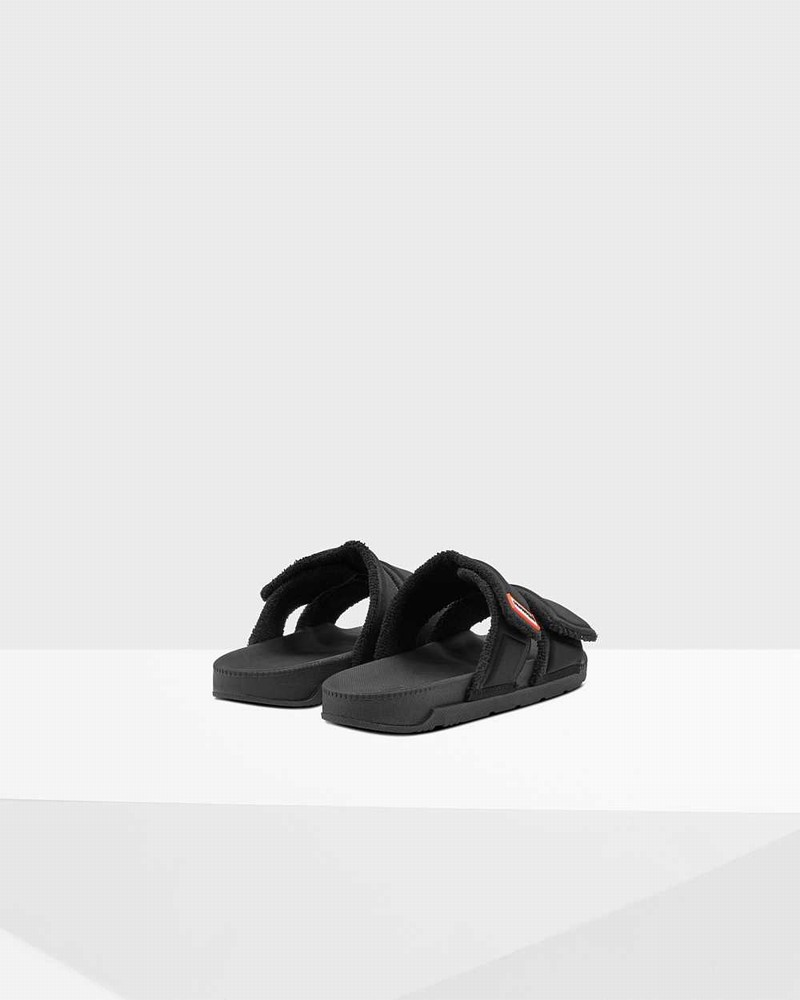 Chinelos Hunter Original Double Strap Feminino Pretas | 443719766