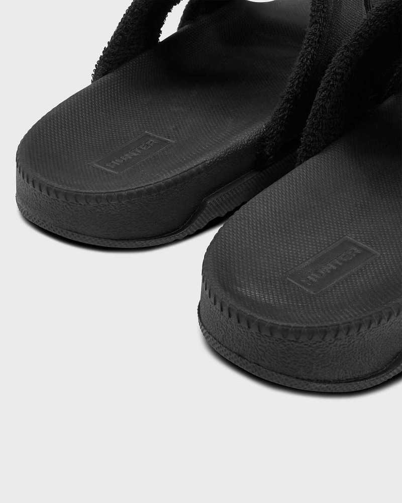 Chinelos Hunter Original Double Strap Feminino Pretas | 443719766