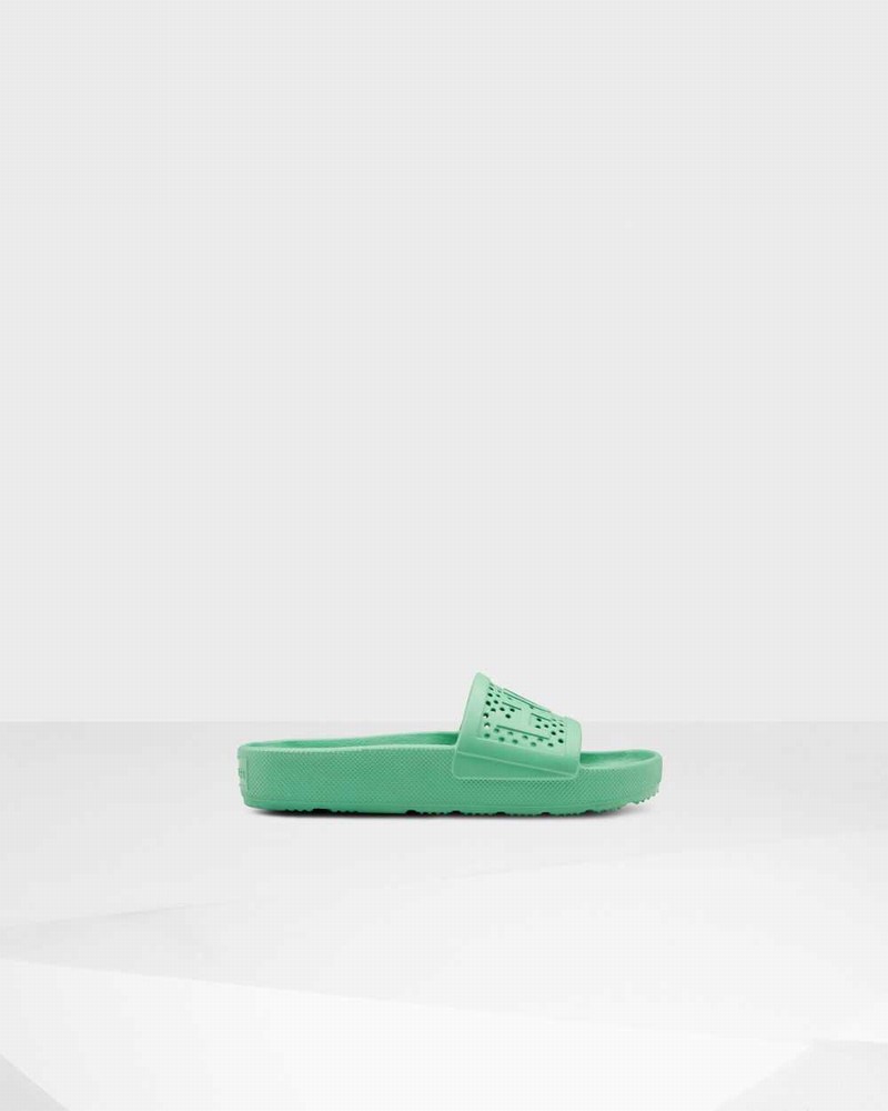 Chinelos Hunter Original Lightweight Moulded Feminino Verdes | 488401152