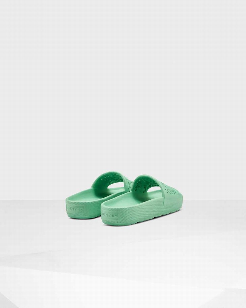 Chinelos Hunter Original Lightweight Moulded Feminino Verdes | 488401152