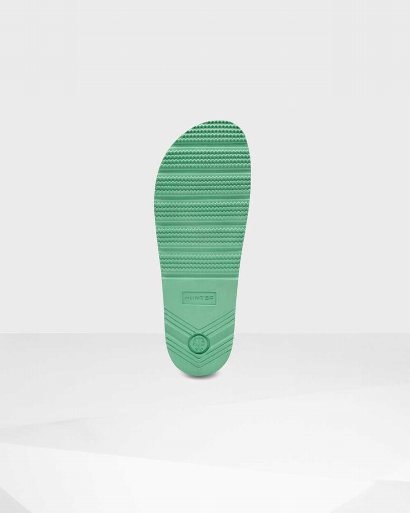 Chinelos Hunter Original Lightweight Moulded Feminino Verdes | 488401152