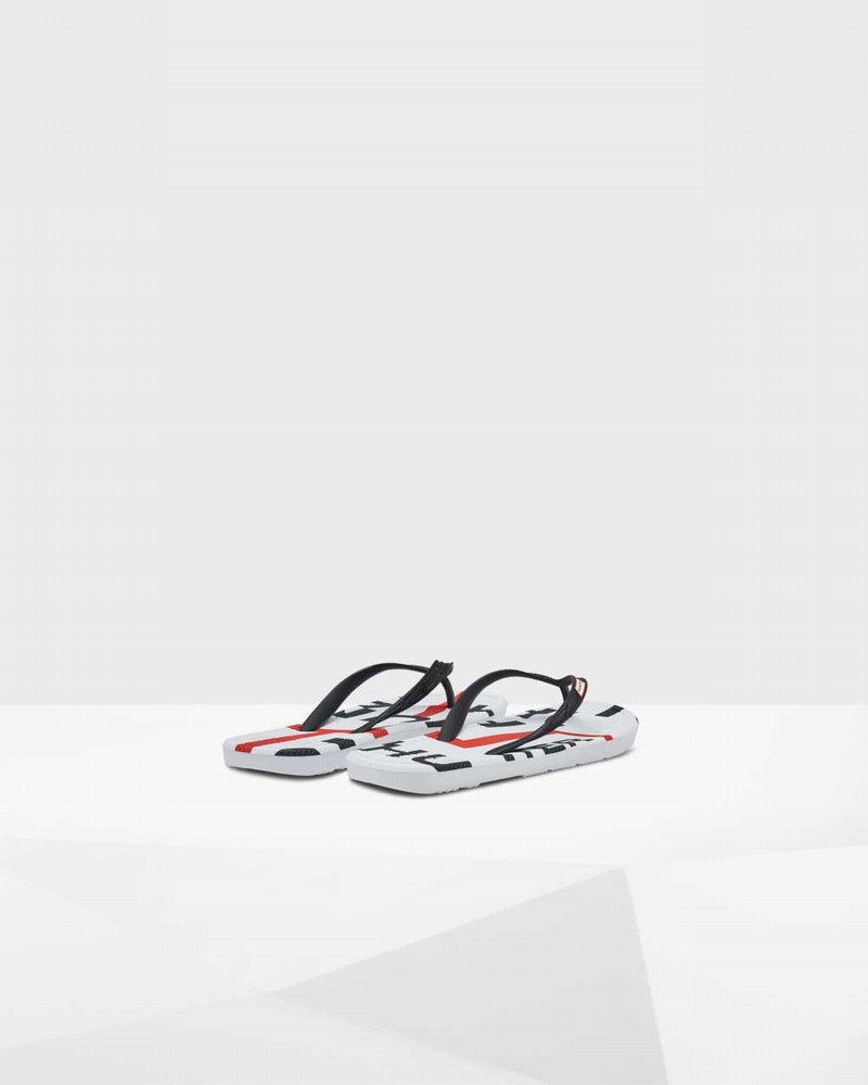 Chinelos de Dedo Hunter Original Exploded Logo Feminino Pretas | 695728267