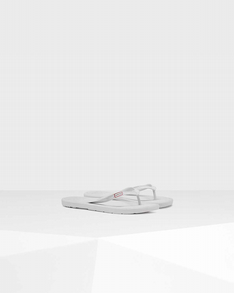Chinelos de Dedo Hunter Original Feminino Branco | 341295763