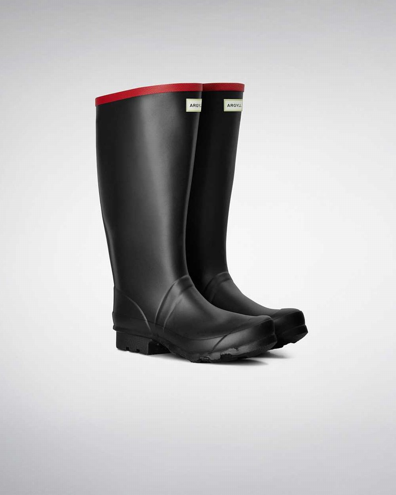 Galochas Hunter Argyll Full Knee Feminino Pretas | 223100299