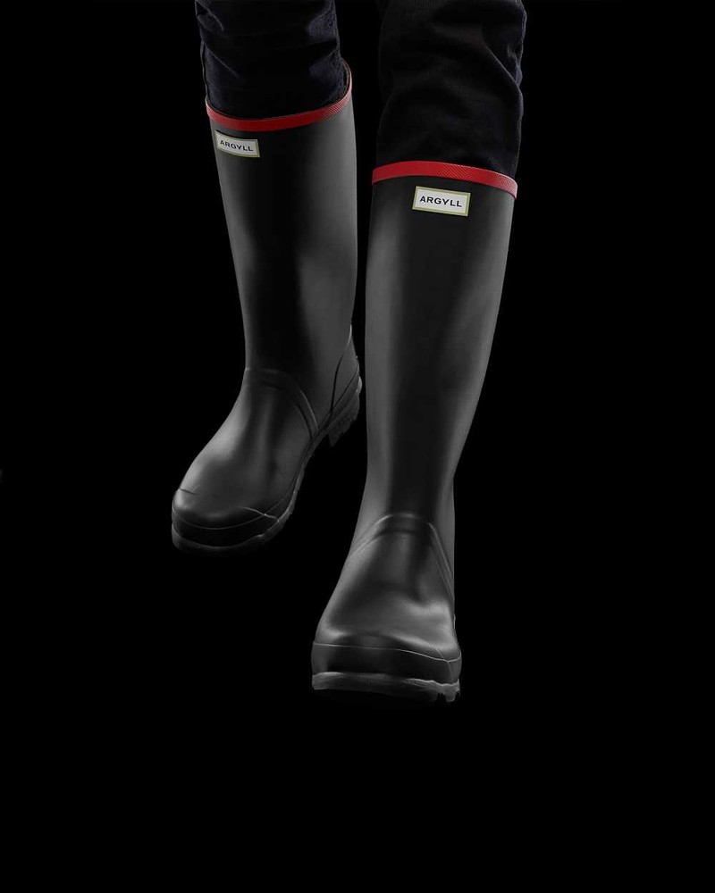 Galochas Hunter Argyll Full Knee Feminino Pretas | 223100299