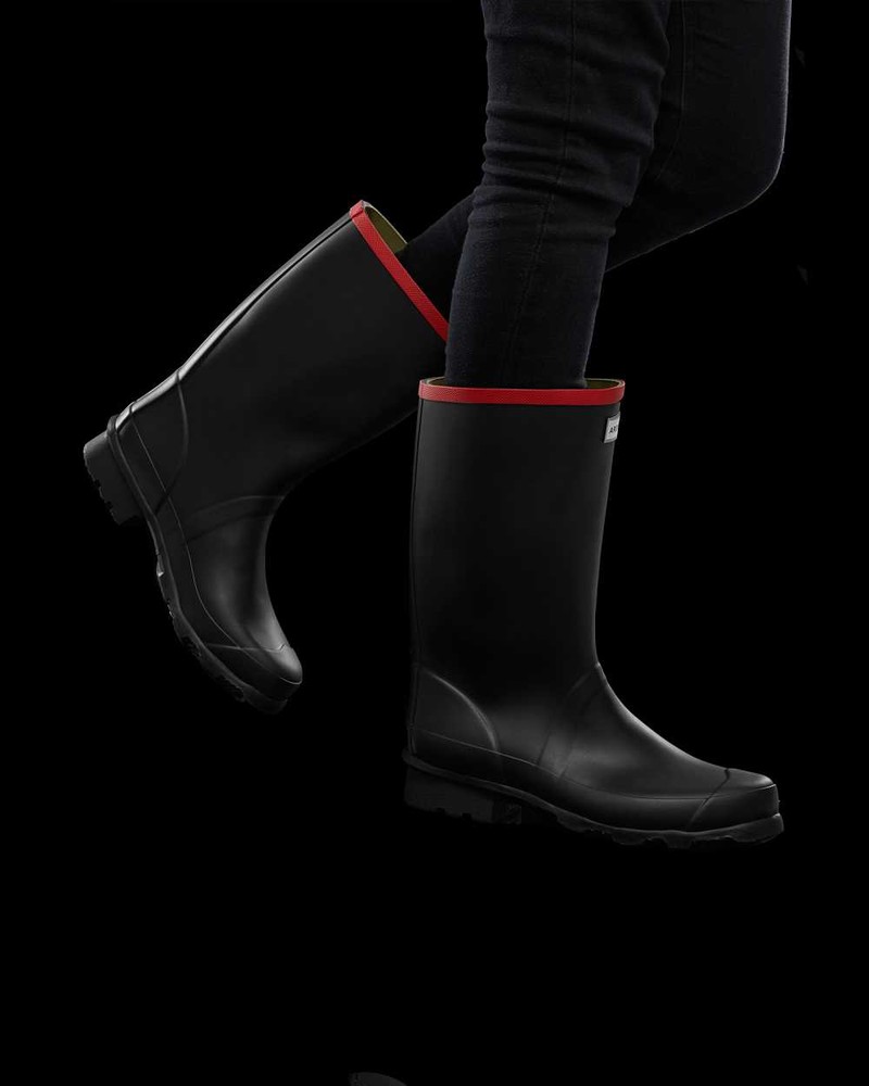 Galochas Hunter Argyll Short Feminino Pretas | 648695074