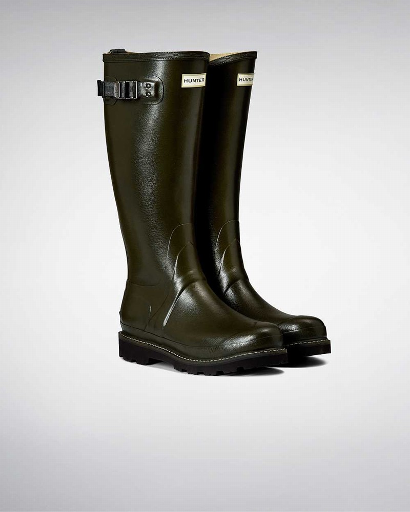 Galochas Hunter Balmoral Poly-lined Feminino Verde Oliva | 46108801