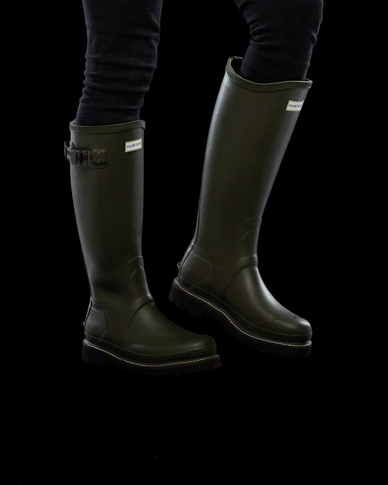 Galochas Hunter Balmoral Poly-lined Feminino Verde Oliva | 46108801