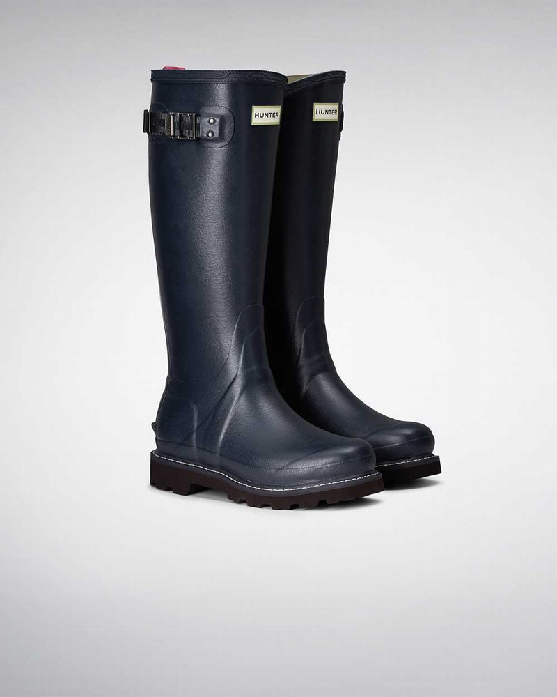 Galochas Hunter Balmoral Poly-lined Feminino Azul Marinho | 748903163