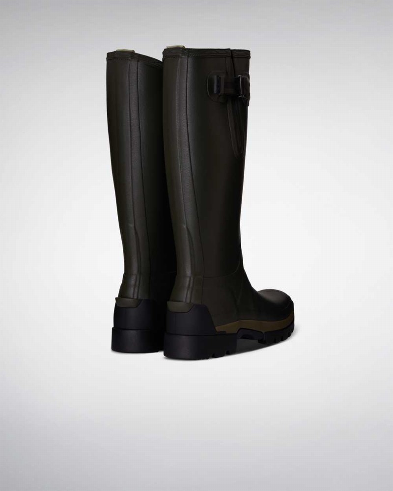 Galochas Hunter Balmoral Side Adjustable 3mm Neoprene Feminino Verde Oliva | 437008464