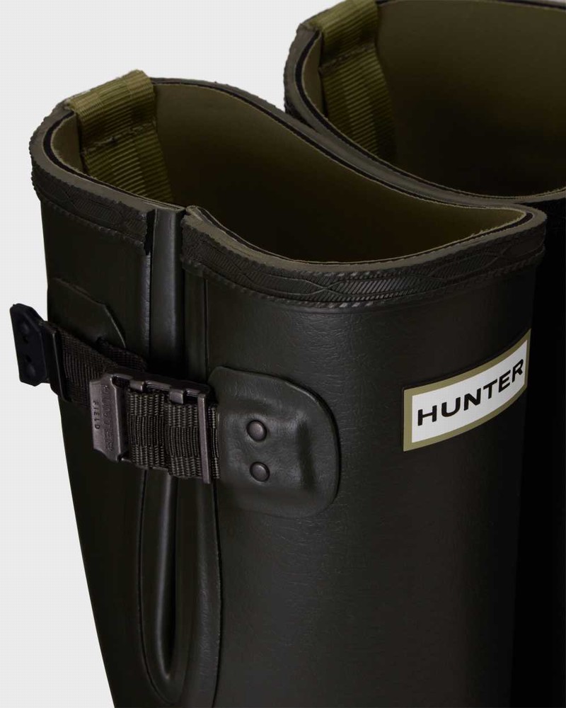 Galochas Hunter Balmoral Side Adjustable 3mm Neoprene Feminino Verde Oliva | 437008464