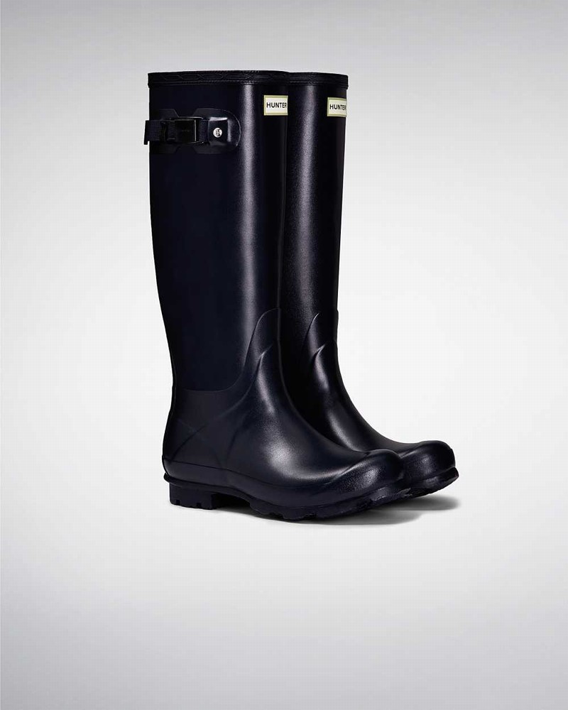 Galochas Hunter Norris Field Feminino Azul Marinho | 157292432
