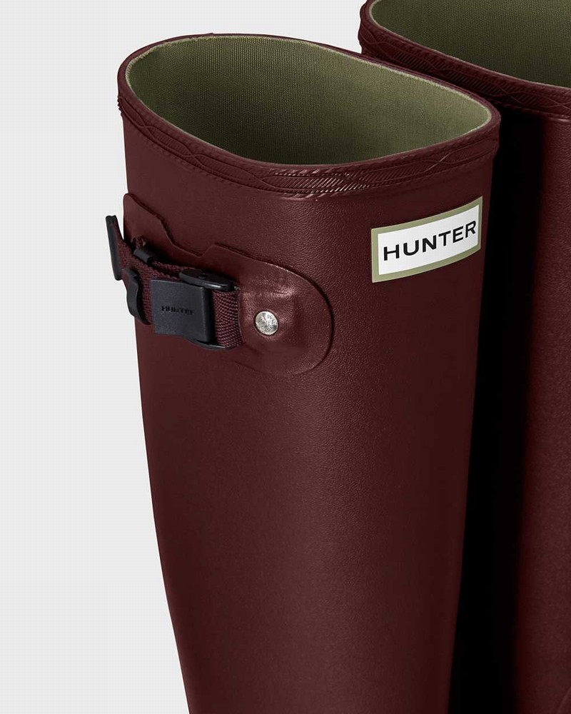 Galochas Hunter Norris Field Feminino Bordeaux | 615478543