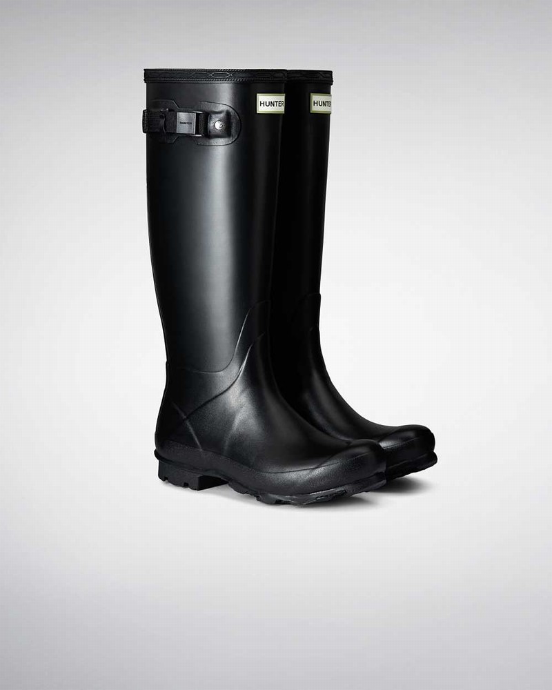 Galochas Hunter Norris Field Feminino Pretas | 316670337