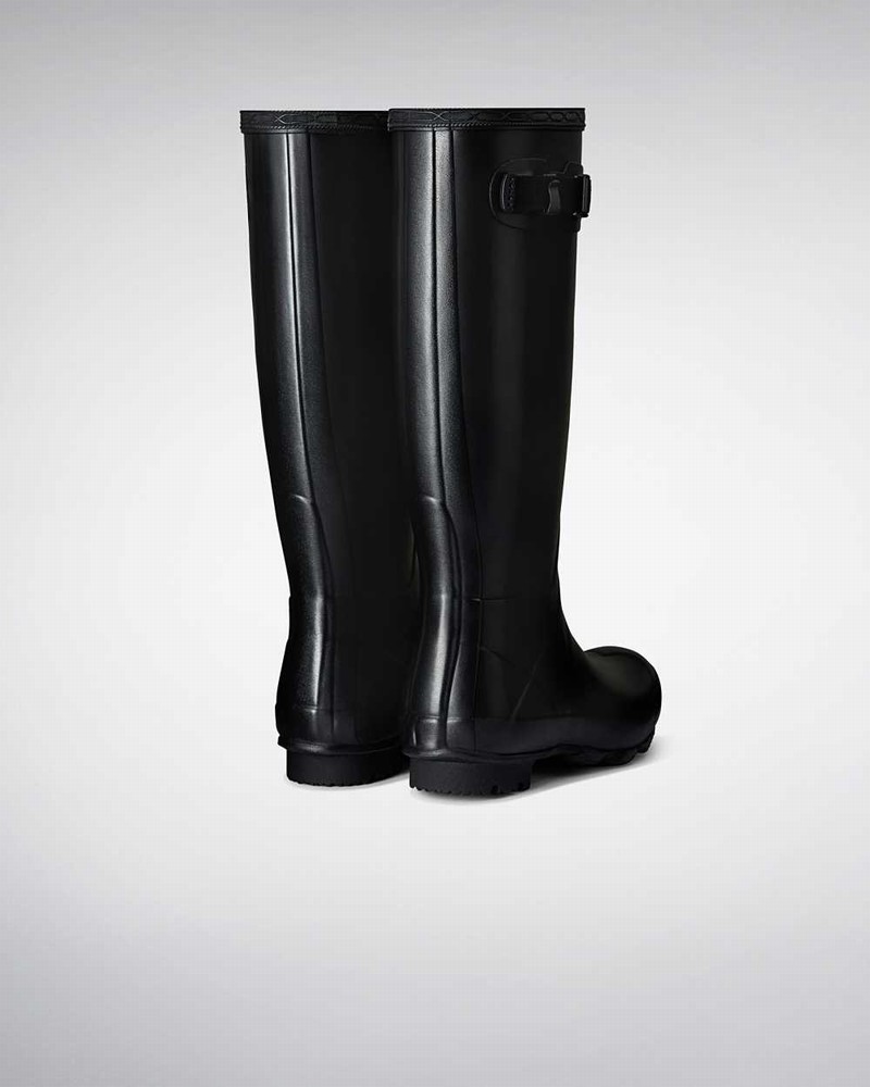 Galochas Hunter Norris Field Feminino Pretas | 316670337