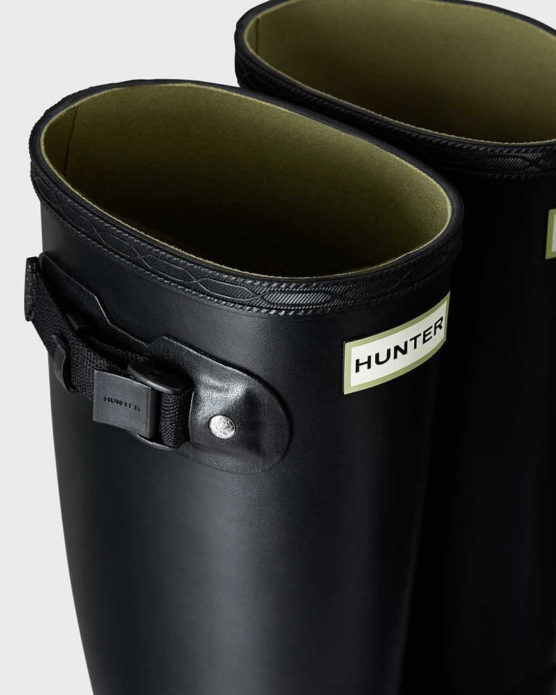 Galochas Hunter Norris Field Feminino Pretas | 316670337