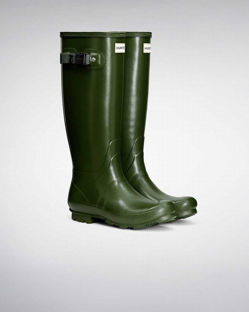 Galochas Hunter Norris Field Feminino Verdes | 377897246