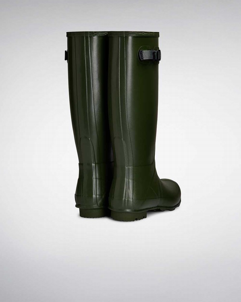 Galochas Hunter Norris Field Neoprene Lined Feminino Verdes | 766139615