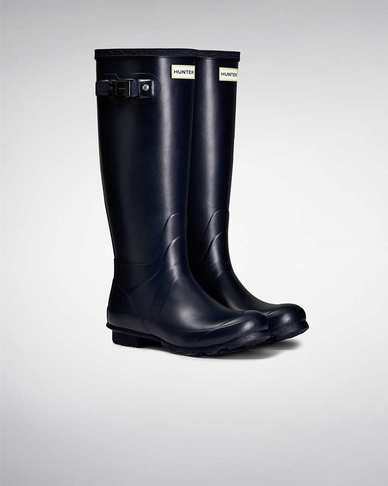 Galochas Hunter Norris Field Neoprene Lined Feminino Azul Marinho | 224978977