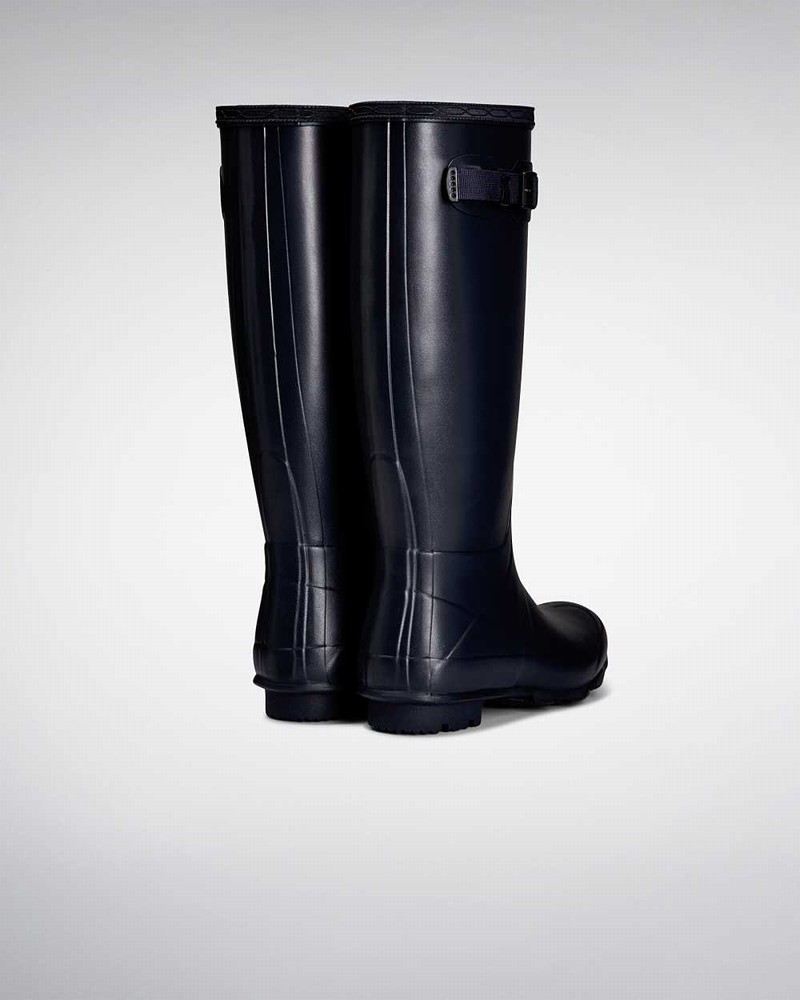 Galochas Hunter Norris Field Neoprene Lined Feminino Azul Marinho | 224978977