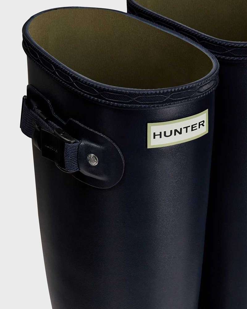 Galochas Hunter Norris Field Neoprene Lined Feminino Azul Marinho | 224978977