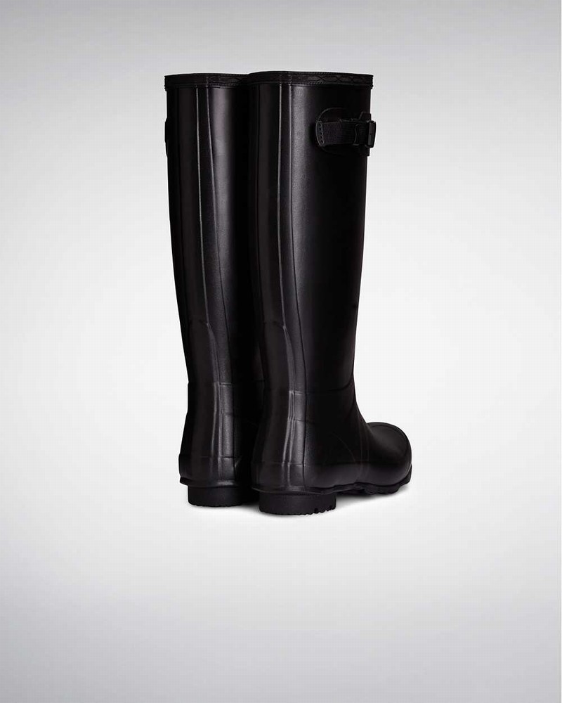 Galochas Hunter Norris Field Neoprene Lined Feminino Pretas | 613701746
