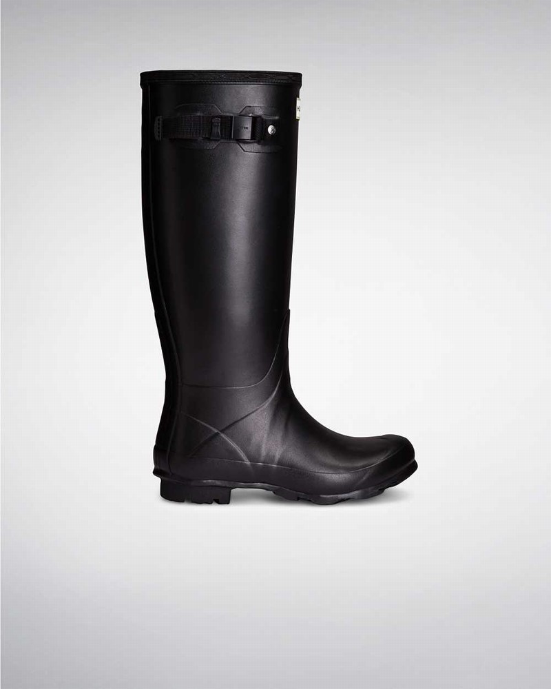 Galochas Hunter Norris Field Neoprene Lined Feminino Pretas | 613701746